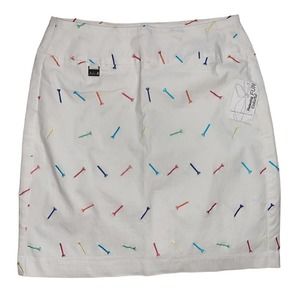 Lulu-B Women’s Golf Tee Stretch Pull-On Skirt Wide Waistband Size 8 NEW